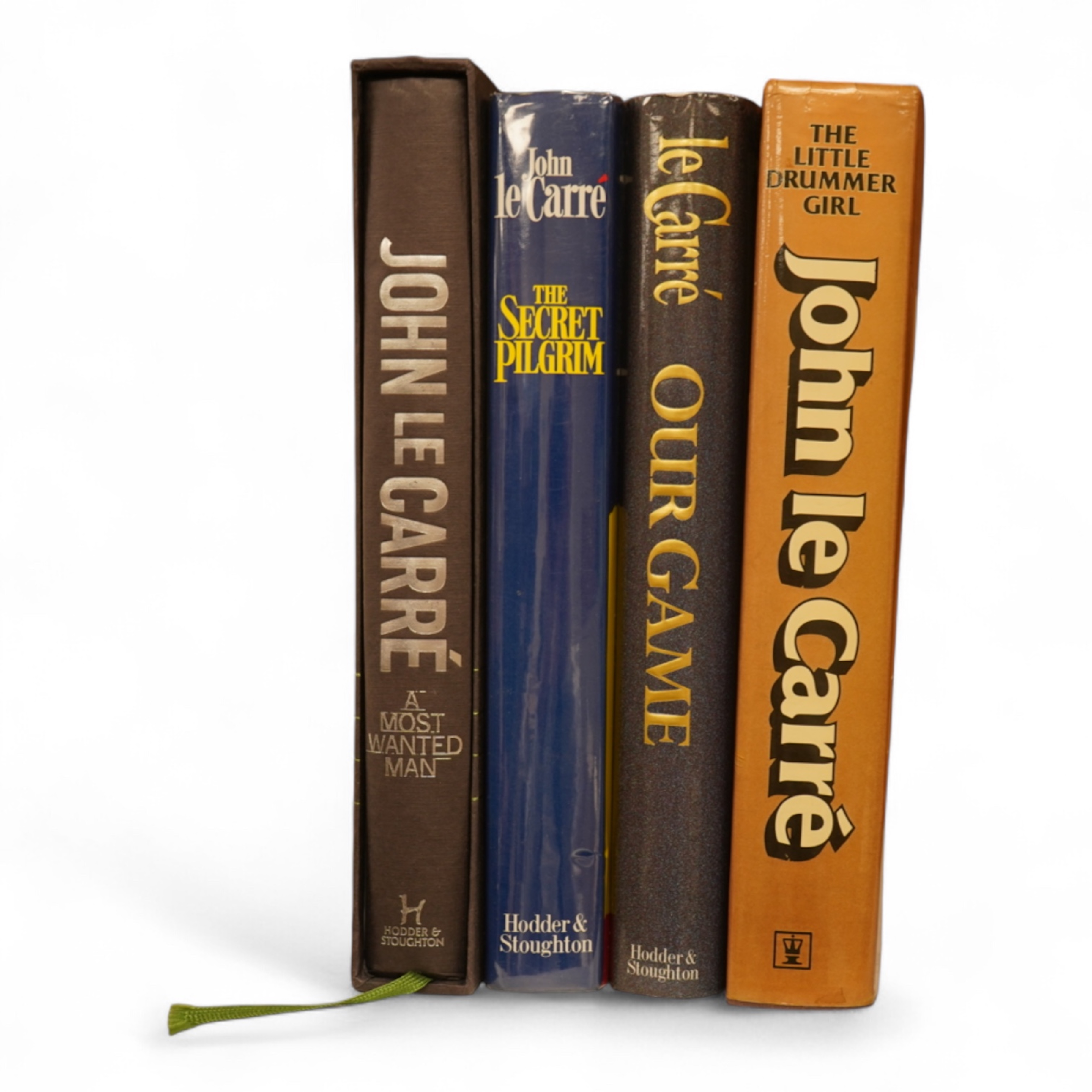 Le Carré, John - The Little Drummer Girl, 1st Edition, signed by author on title; publisher's cloth and d/wrapper. Hodder and Stoughton, 1983; Le Carré, John - The Secret Pilgrim. Ist Edition, signed by author on title;